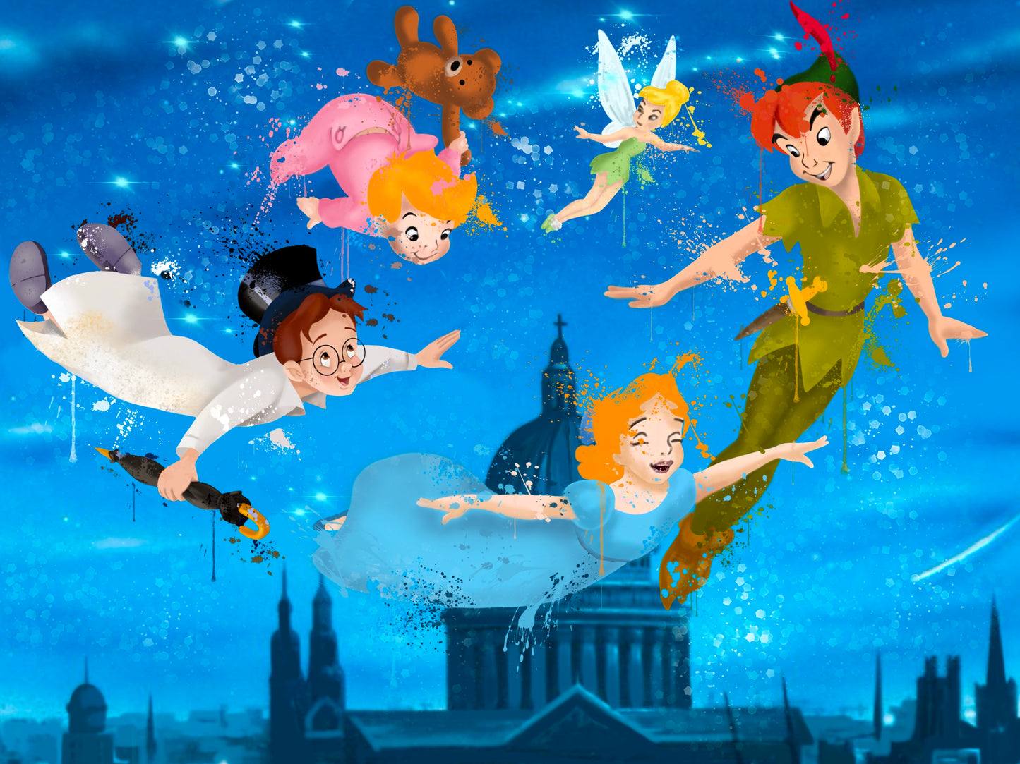 Peter Pan over London