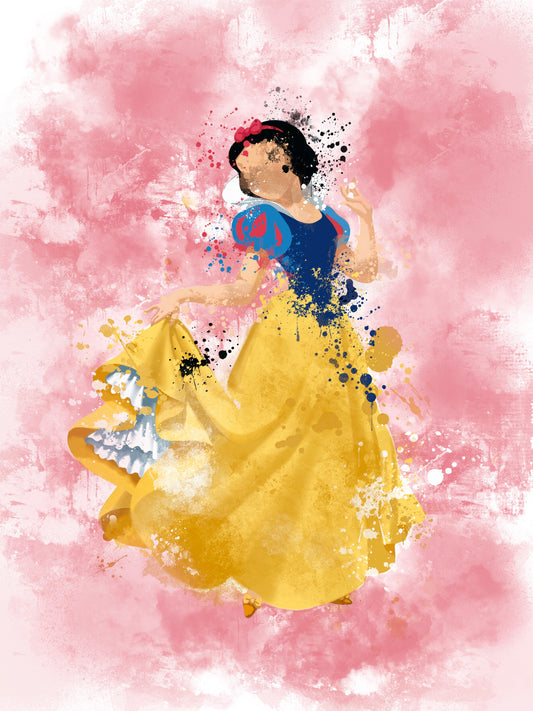 Snow White Greetings Card